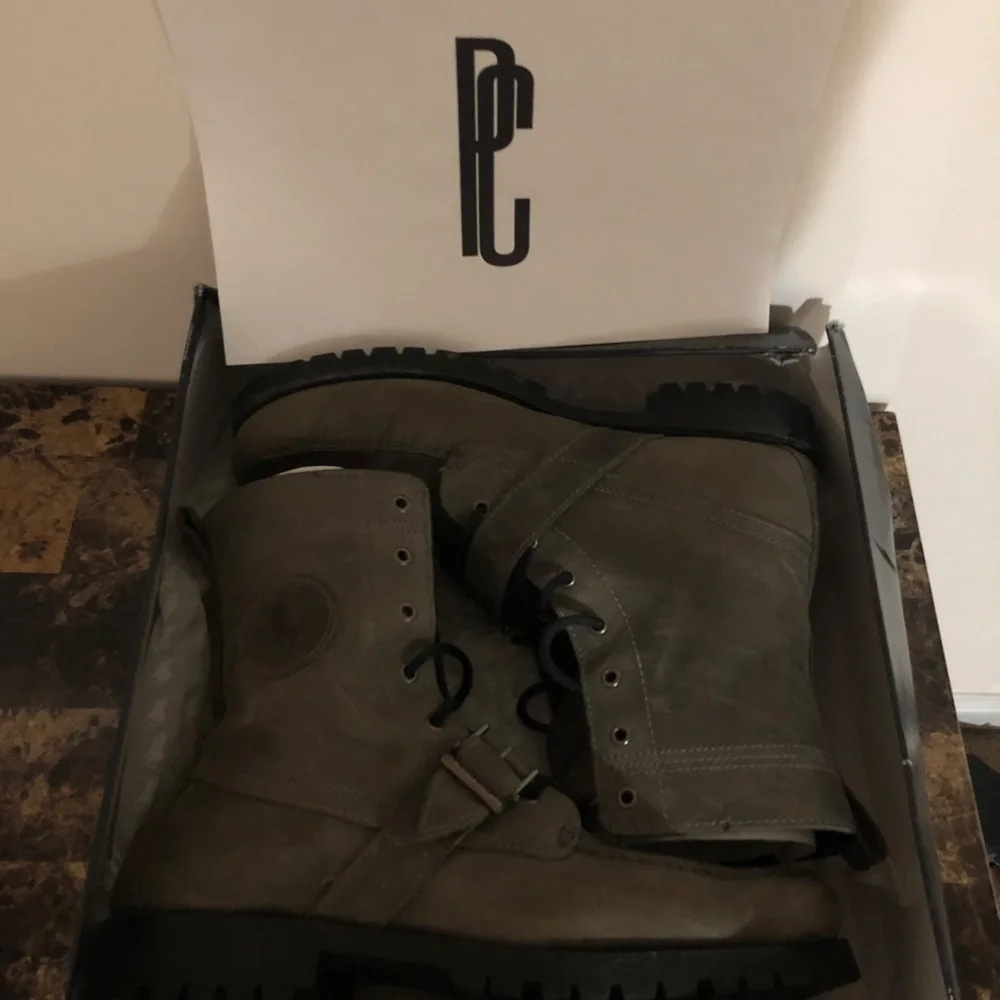 Ronnie Fieg x Polo Ralph Lauren Grey Ranger “Cookie” Boots - Picture 10 of 13